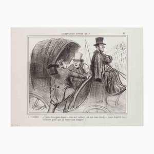 Honoré Daumier, L'Exposition Universelle, litografía, 1855