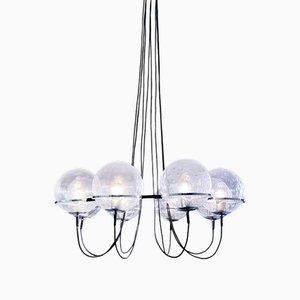 Lámpara colgante Saturn holandesa vintage de Raak, 1960