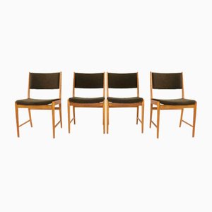 Kai Lyngfeldt Larsen zugeschriebene Esszimmerstühle für Soren Willasden, 1970er, 4er Set