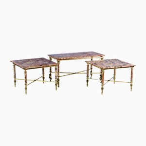 Italian Coffee Tables, Late 19th Century, Set of 3