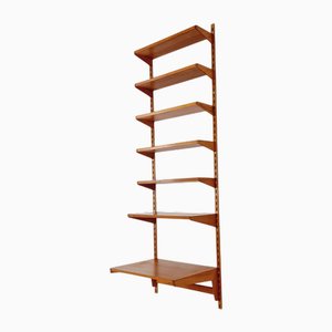 Danish Modern Modular Teak Shelving System by Kai Kristansen for Fh Möbel, Denmark, 1960s