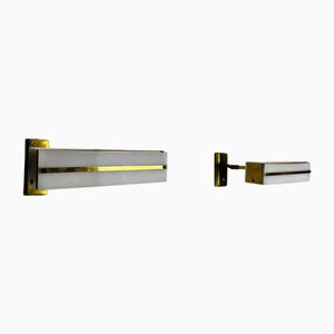 Mid-Century Brass Wall Lamps attributed to Paul Neuhaus, 1960s, Set of 2