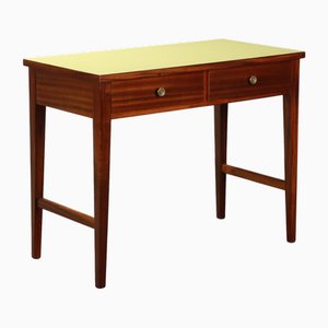 Vintage Writing Desk in Laminate Mahogany, 1950s