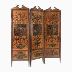 Neoclassical Three Panel Screen, Italy, 18th Century