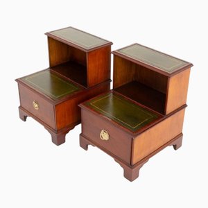 Tables d'Appoint Géorgiennes en Acajou, 1920s, Set de 2