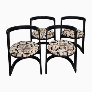 Mid-Century Hafta Chairs attributed to Emile Baumann, 1970s, Set of 4