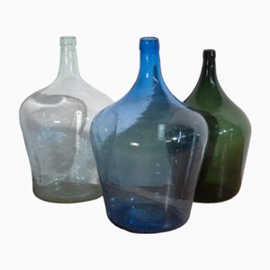 Glass Bottles,1920s, Set of 3