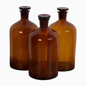Glass Jars, 1920s, Set of 3