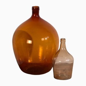 Amber Bottles, 1920s, Set of 2