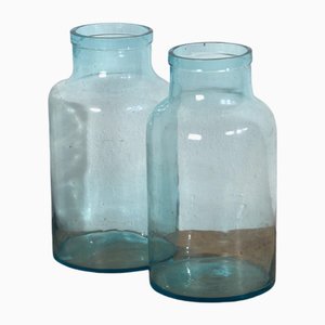 Blue Jars, 1920s, Set of 2