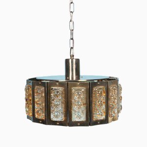 Lampada Mid-Century in vetro, Danimarca