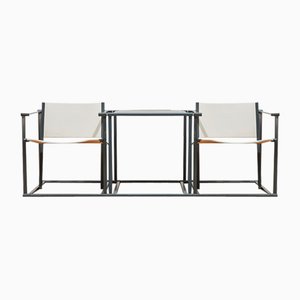Sedie FM60 e tavolo TM61 di Radboud Van Beekum per Pastoe, anni '80, set di 3