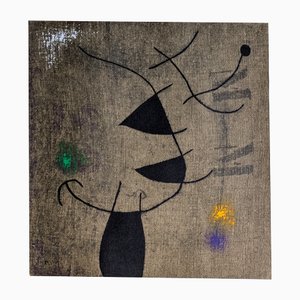Joan Miro, Seated Woman, Original Lithograph, 1965