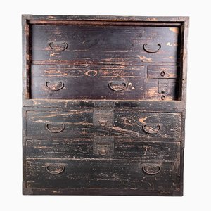 Meuble de Rangement Tansu Antique, Japon, 1890s