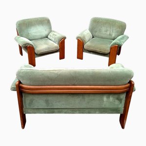 Mobilgirgi zugeschriebenes Wohnzimmer Set, 1970er, 3er Set