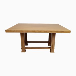 Husser 615 Dining Table by Frank Lloyd Wright for Cassina, 1992