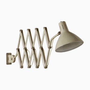 Lampada da parete industriale di H.Busquet per Hala, anni '60