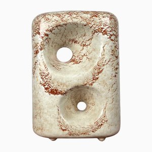 Mid-Century Italian Studio Pottery Vase by Roberto Rigon for Bertoncello, 1960s
