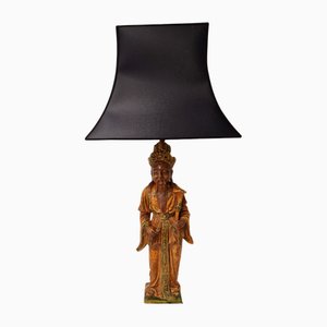Terracotta Table Lamp in the style of Ugo Zaccagnini, 1960s