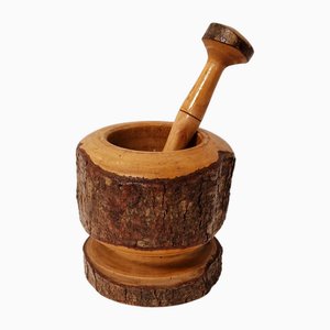 Pestle in Oak, 1970s, Set of 2
