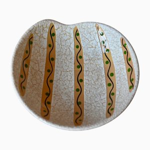 Free-Form Bowl with Abstract Decoration