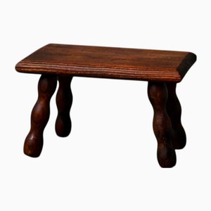 Small Rustic Wooden Plant Stool