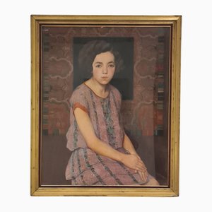 Gai Ernesto, Portrait of a Girl, Oil on Canvas