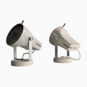 Lampes de Bureau ou Appliques Space Age F-39 par Étienne Fermigier pour Disderot, France, 1970s, Set de 2