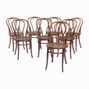 Antike Bistrostühle Nr. 14 118 von Thonet, 1880er, 8er Set