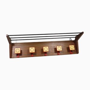 Vintage Wall Coat Rack, 1960s