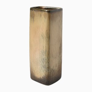 Jarrón NSG esmaltado en marrón de Gunnar Nylund para Rorstrand, años 50