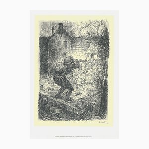 After Alfred Kubin, Pied Piper, Print