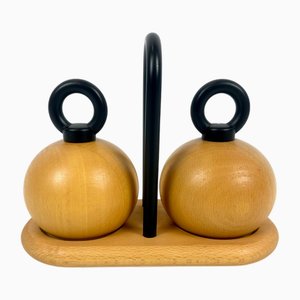 Salt & Pepper Mills Ball Boy by Richard Nissen & Carsten Jørgensen for Bodu, Denmark, 1980s, Set of 3