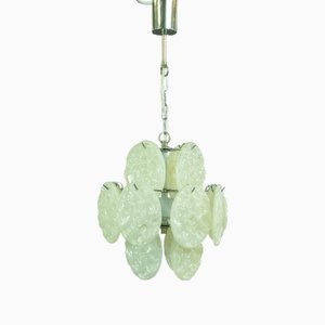 Deckenlampe mit Hängenden Elementen aus Metall & Kunststoff, 1960er