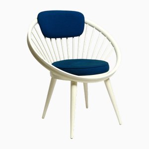 Chaise Circle Vintage par Yngve Ekström pour Swedese, 1950s