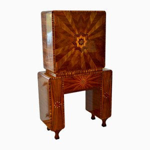 Mobiletto Art Nouveau multifunzionale di Lajos Kozma, anni '30