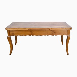 Extendable Farm Table in Cherry Wood