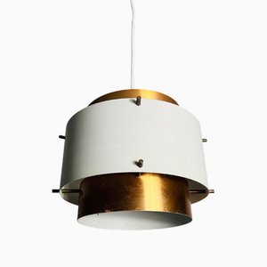 Lampe à Suspension en Métal, Danemark, 1970s