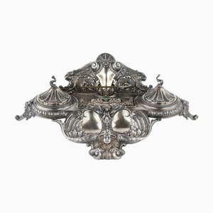 Silver Writing Set by Henrik Wigström, Late 19th Century