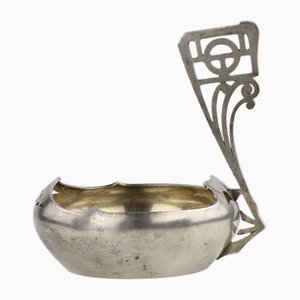 Russian Art Nouveau Style Silver Ladle, 1890s