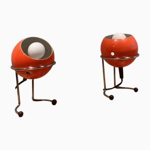 Bedside Lamps Table Lights from Brilliant Leuchten, 1960s, Set of 2
