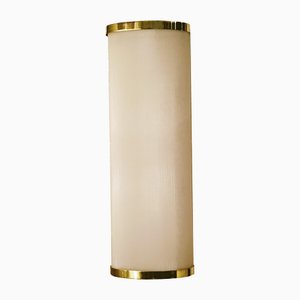 Große Italienische Wandlampe aus Acryl & Messing von Stilnovo, 1960er