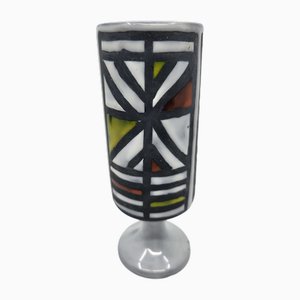 French Mazagran Ceramic Geometric Decoration by Roger Capron, 1950s