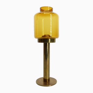 Candelabro L 10232 de vidrio de Hans-Agne Jakobsson Markaryd, años 60