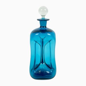 Mid-Century Kluk Kluk Decanter attributed to Jacob E. Bang for Holmegaard, 1960s