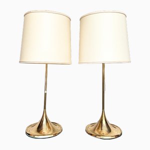 Vintage Model B-024 Table Lamp by Yngvar Sandström for Bergbom, 1960s, Set of 2