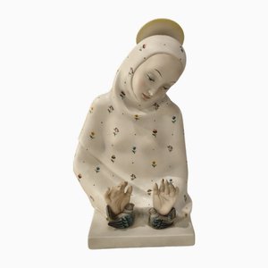 Ceramic Madonna of Love from Lenci, 1930s