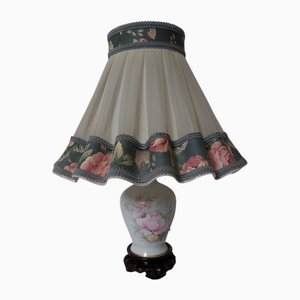Vintage Porcelain Table Lamp from Limoges, France, 1960
