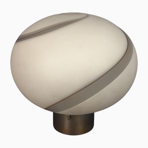 Murano Glass Spiral Table Lamp from Venini, 1970s