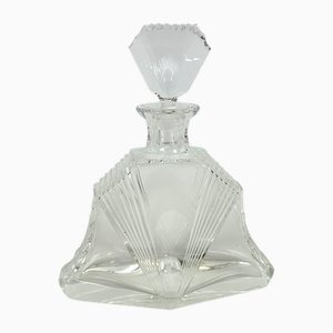 Art Deco Karaffe von Pangratz Bleikristall, 1930er